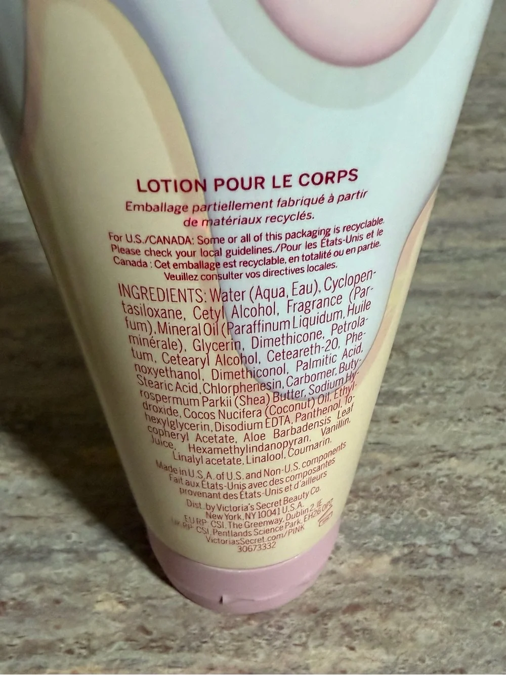 PINK Body Lotion Strawberries & Cream, Coconut Milk, Frothy Vanilla